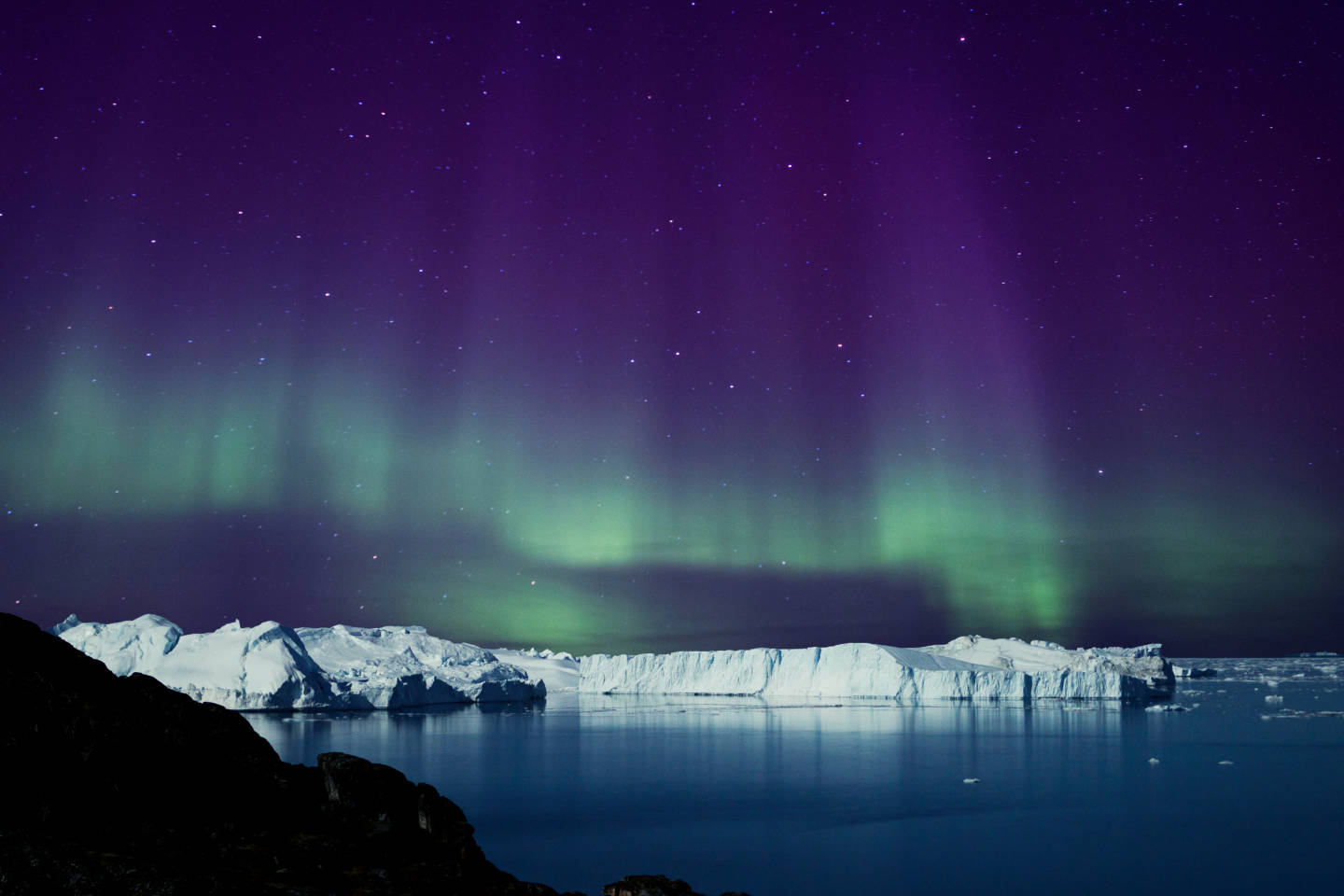 Disko Bay Northern Lights