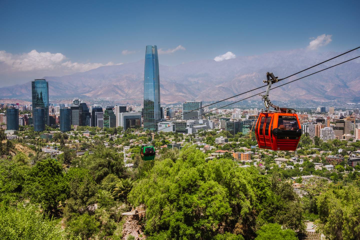 Santiago Chile, Cable Car