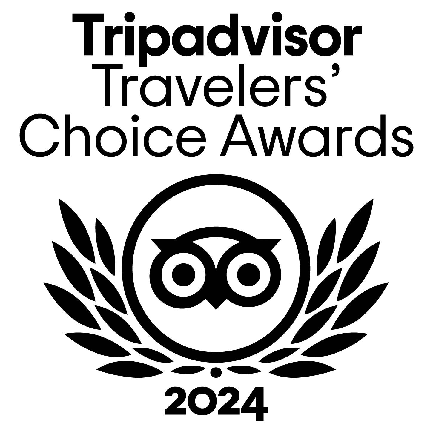 Tripadvisor Travelers Choice Award 2024