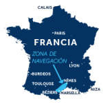 Región de navegación de la Camarga en Francia