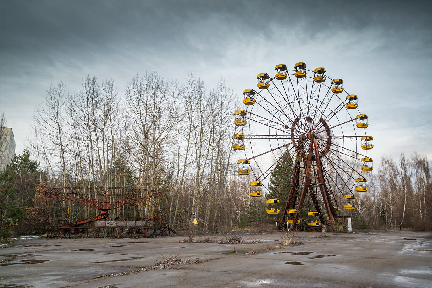 Abandoned Ferris Wheel in Chernobyl