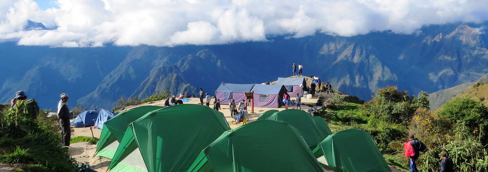 camping on the Inca Trail