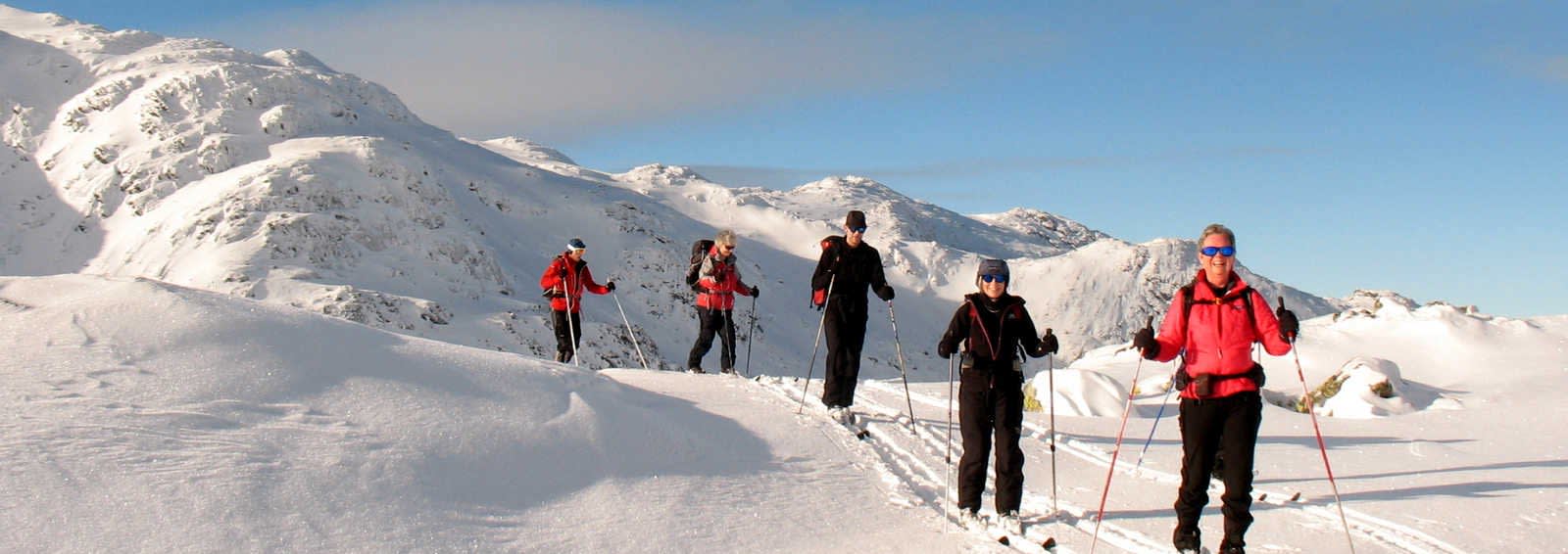 Cross-country skiing in Kvitavatn