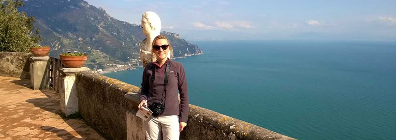 louise in amalfi