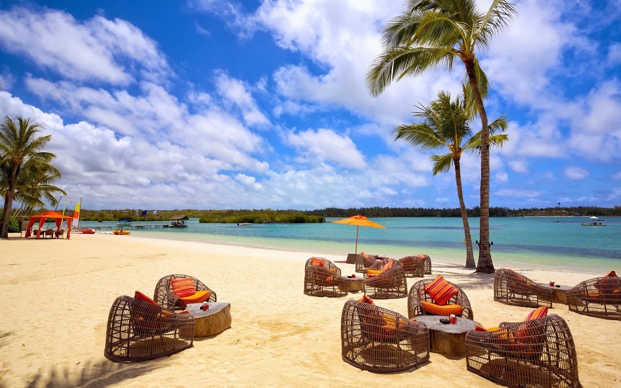 Fantastic beaches wherever you look in Mauritius, Africa