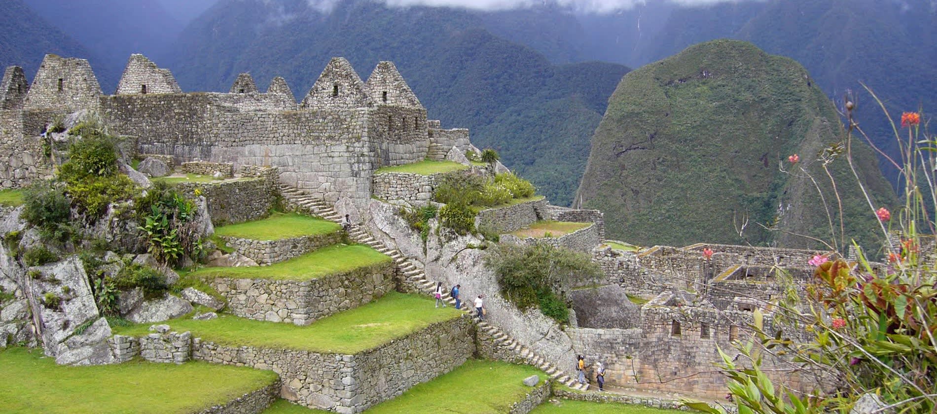 Ancient Inca city of Machu Picchu, Peru panoramic landscape, South America