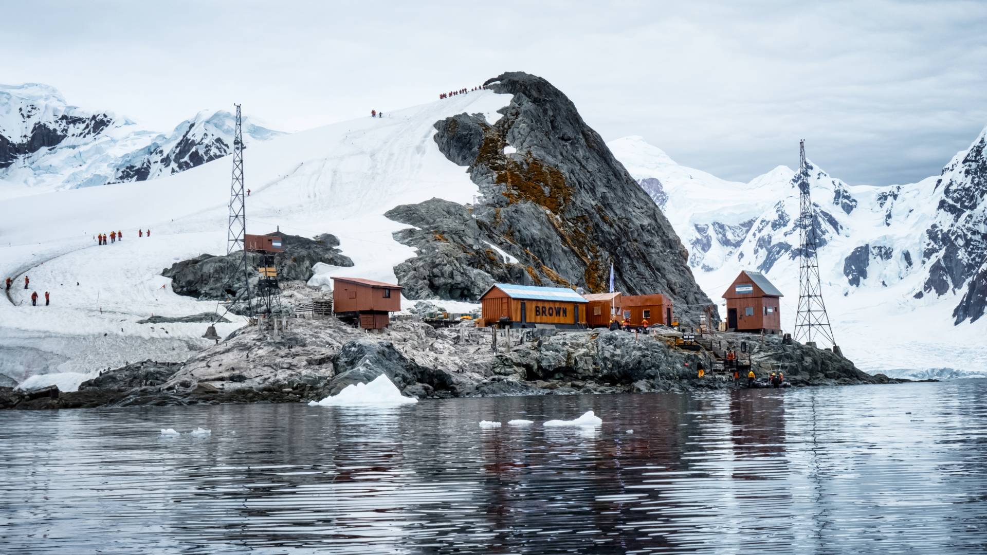 Brown Station an Argentine Antarctic base and scientific research station located at Paradise Bay, Antarctica