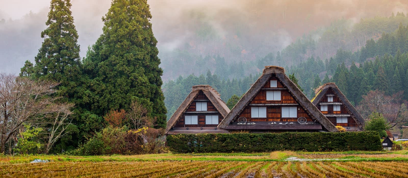 Enchanting Travels Japan Tours Traditional and Historical Japanese village Shirakawago in autumn season