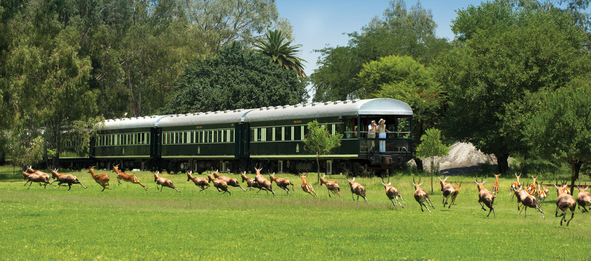 Exterior view of Rovos Rail: Pretoria – Cape Town, South Africa