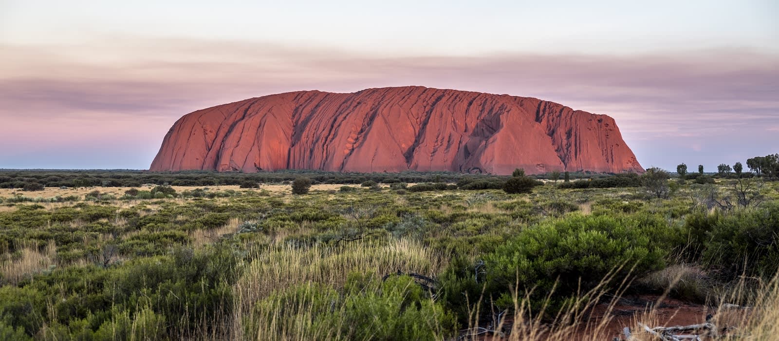 Uluru at sunset