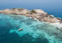 Perhentian Islands are a small group of beautiful, coral-fringed islands off the coast of northeastern Malaysia, Asia