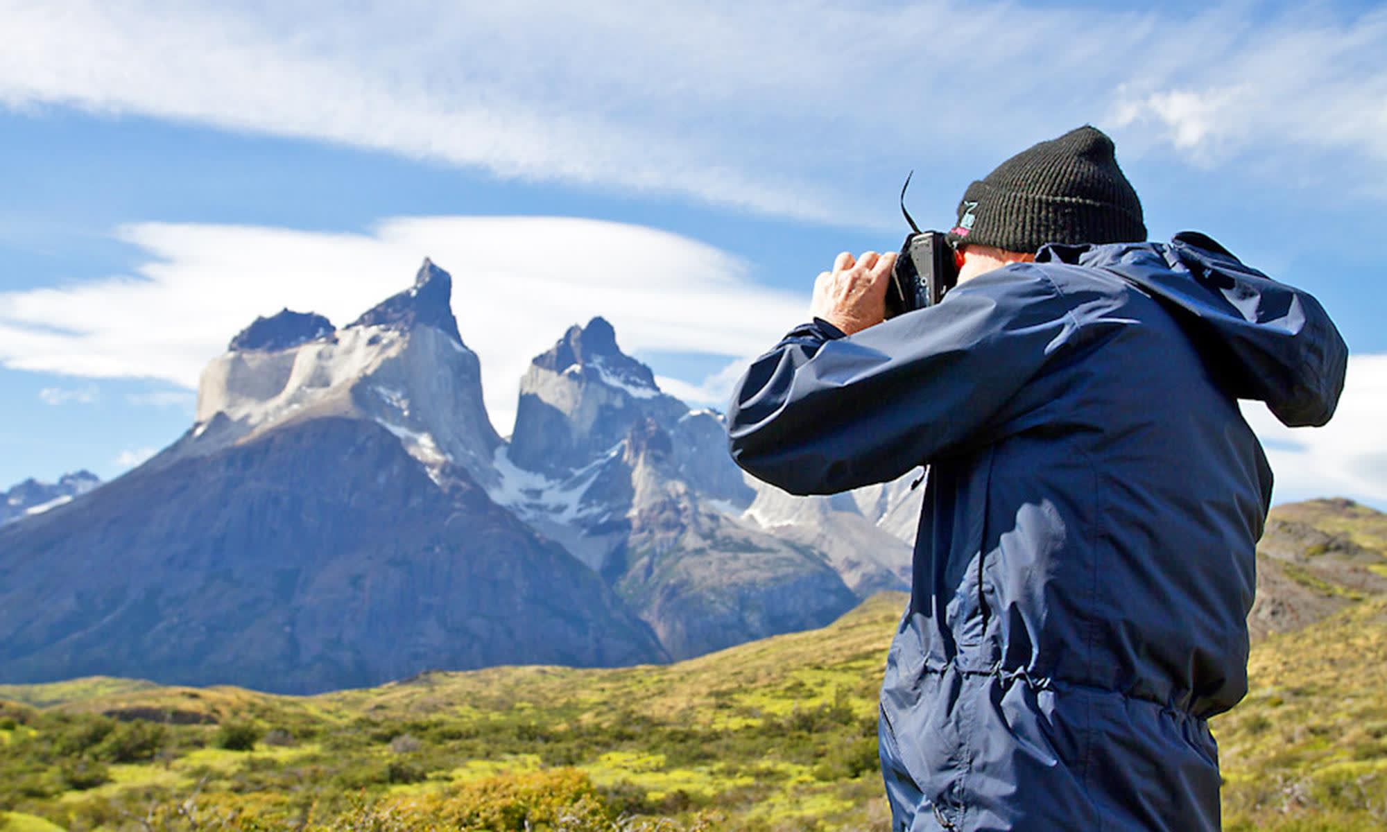 Photographer in Patagonia