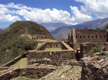 Lost city of Choquequirao, Andes, Peru