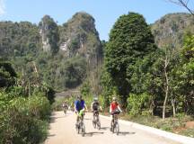 Cycling in Laos