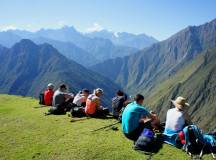 Rest stop on the Inca Trail, Peru