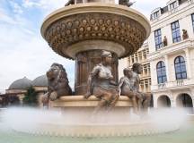 Fountain in Skopje, Macedonia