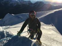View down from Mera Peak's summit, Nepal