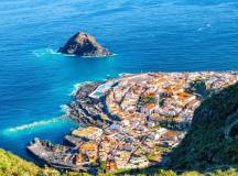 Aerial view of Garachico