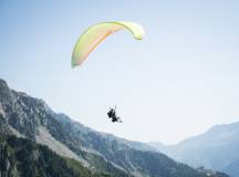 Optional paragliding on the free day!