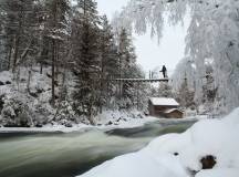 Snowshoeing in Finland