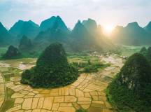 Karsts in Yangshuo, China