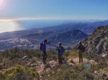 Coastal view from Puig Campana, Sierra de Aitana, Spain