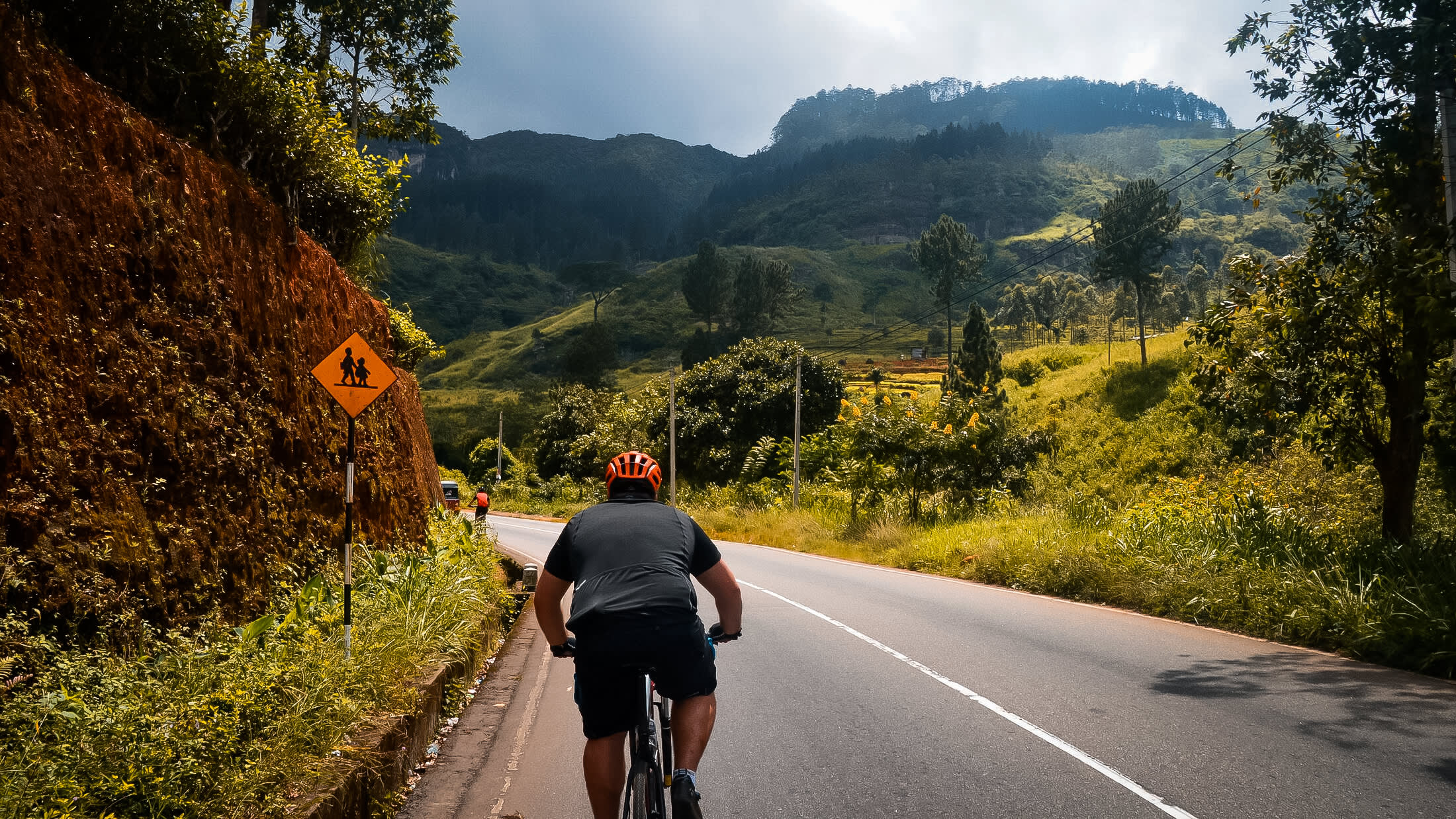 Cycling in Giritale, Sri Lanka