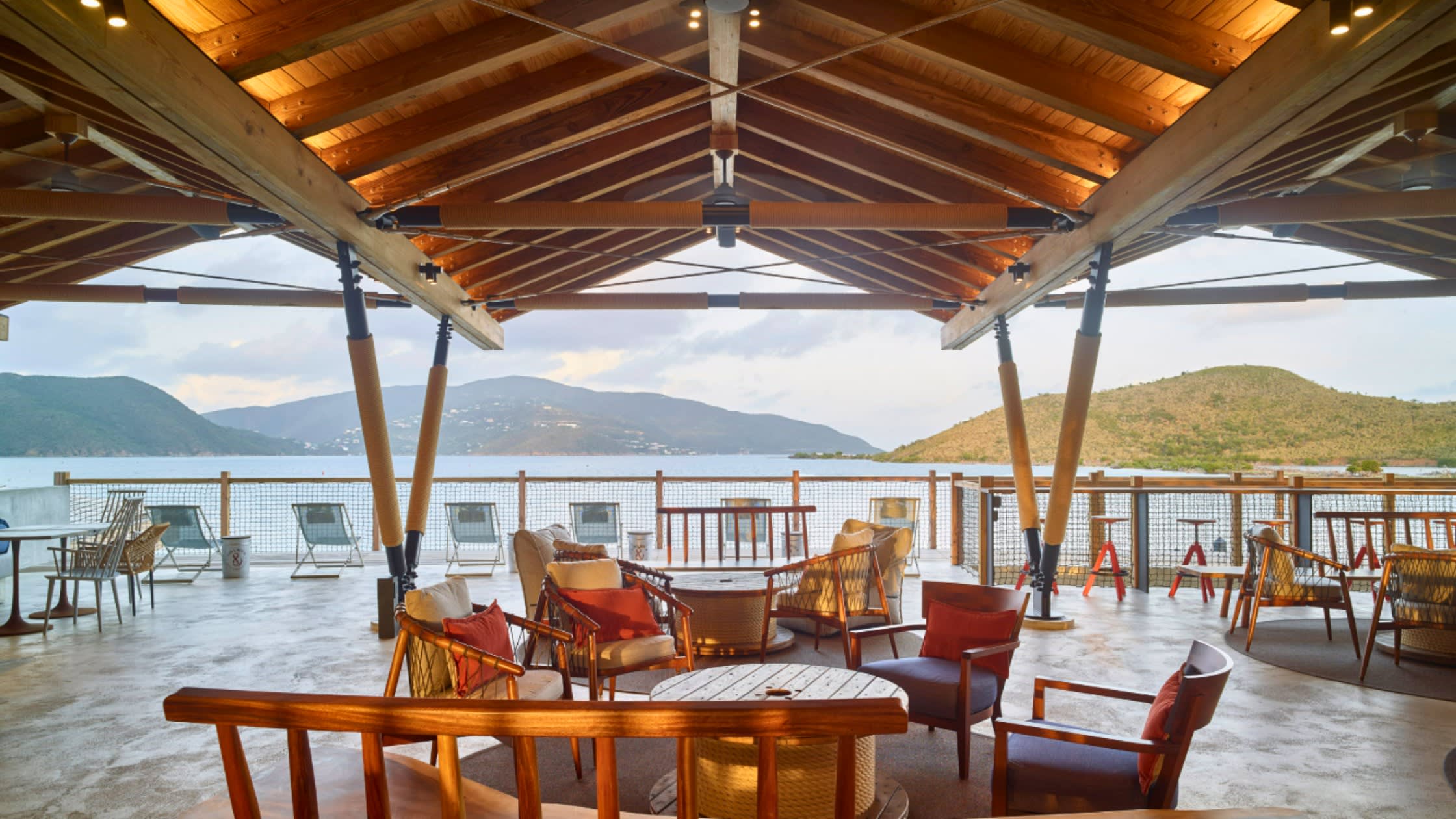 View of the North Sound from Saba Rock