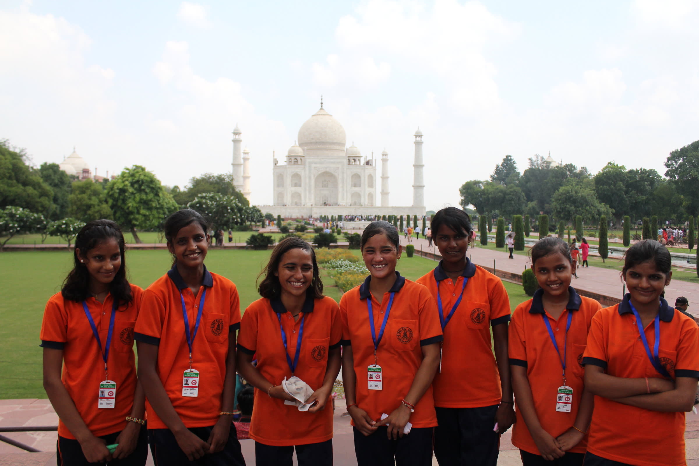 Seeing the Taj Mahal for the first time