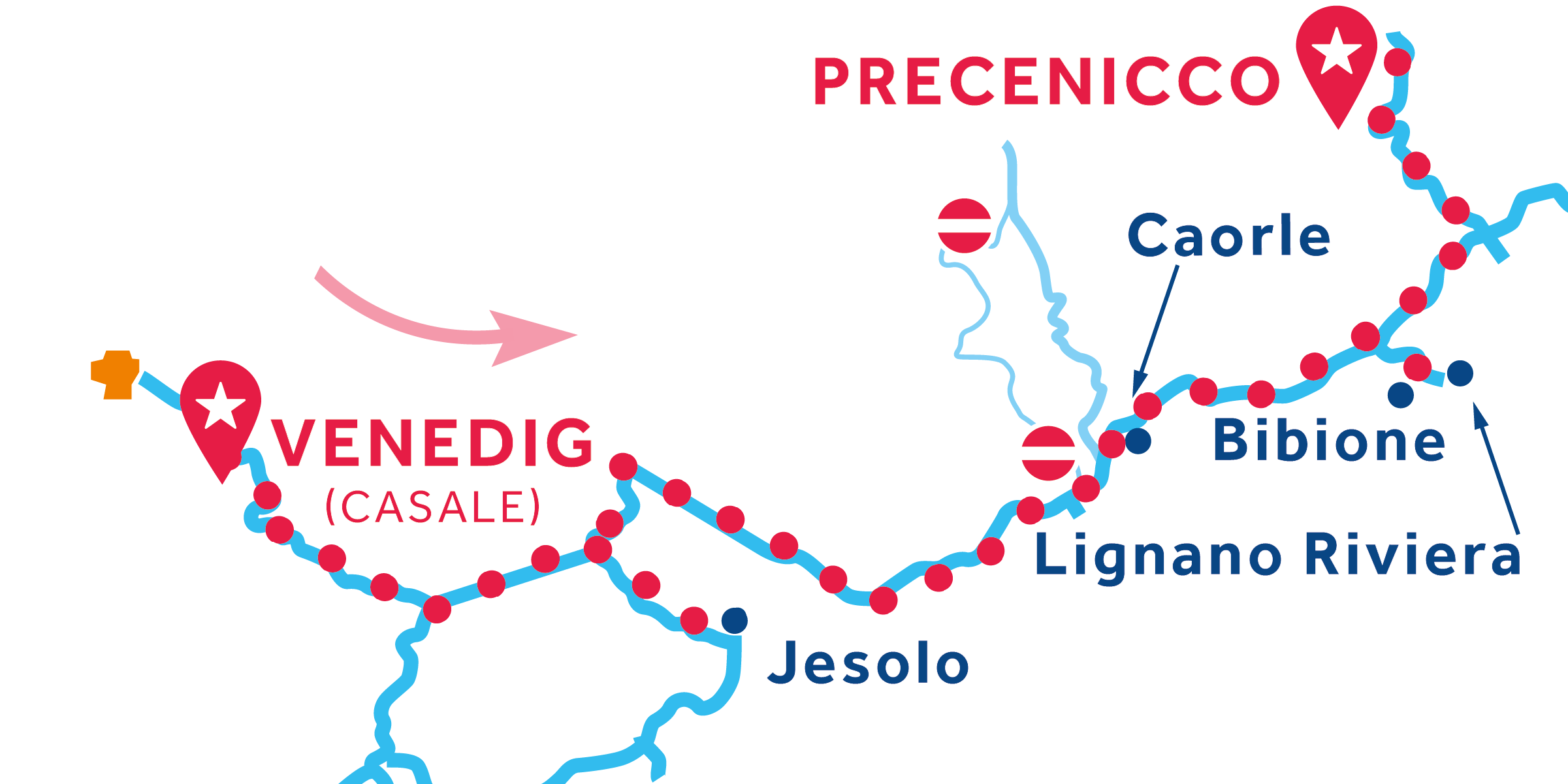 Casale to Precenicco