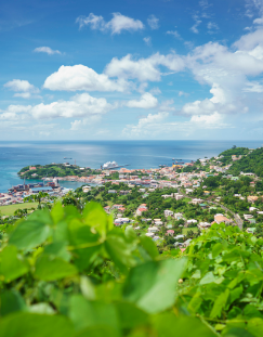 Sky view of Grenada town