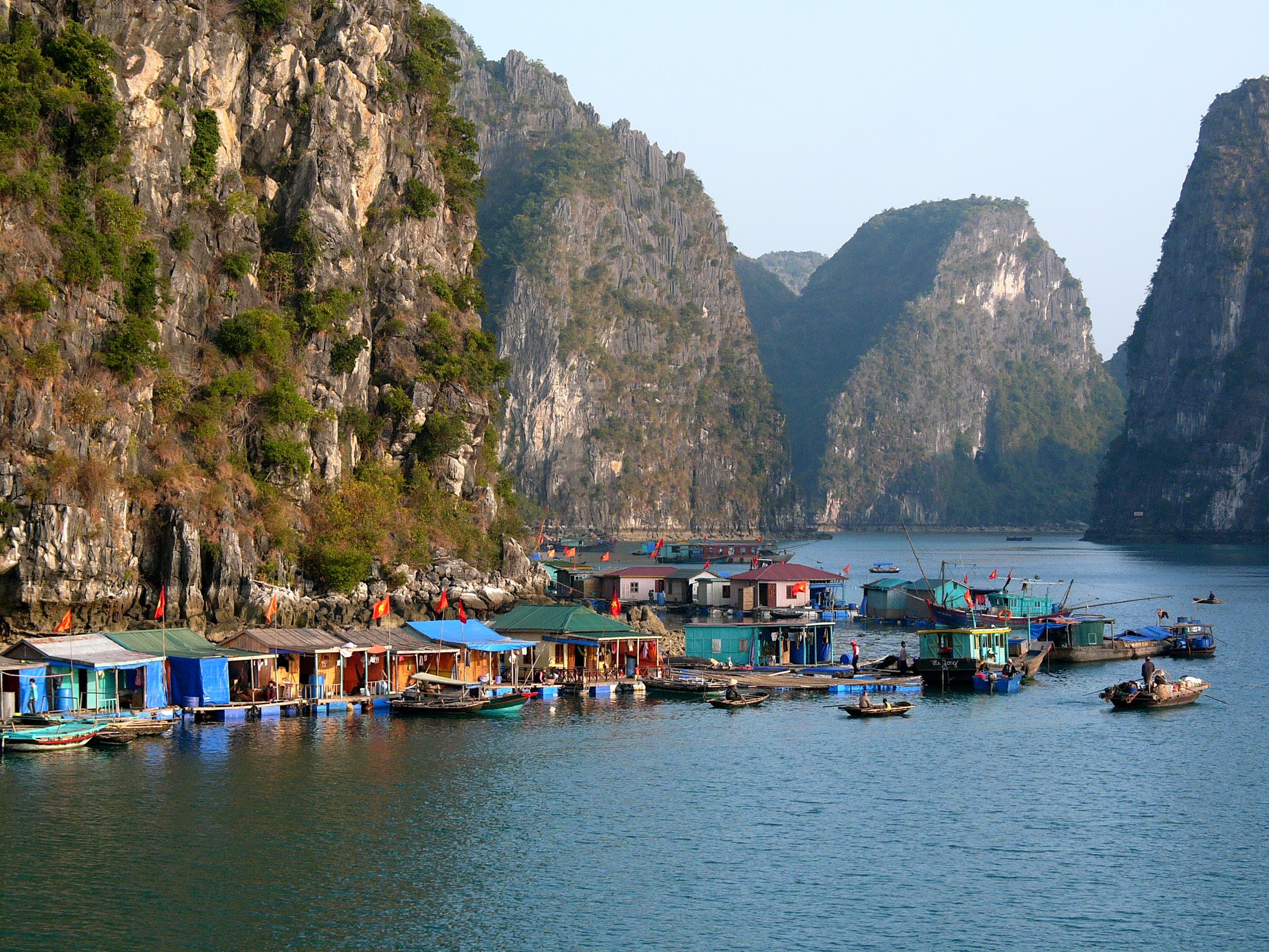 Floating Village on Halong Bay