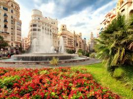 Main Square in Valencia, Spain