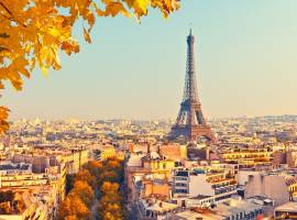 The Eiffel Tower in Paris, France