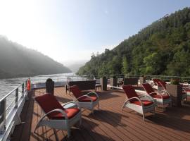 Stunning scenic view from the cruise deck
