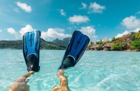 Snorkelling in Tahiti