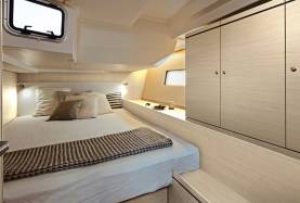 Bedroom of Sunsail yacht