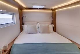 Sunsail 505 Catamaran Lagoon main cabin  view