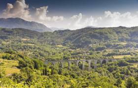 Mountain scenery in Tuscany