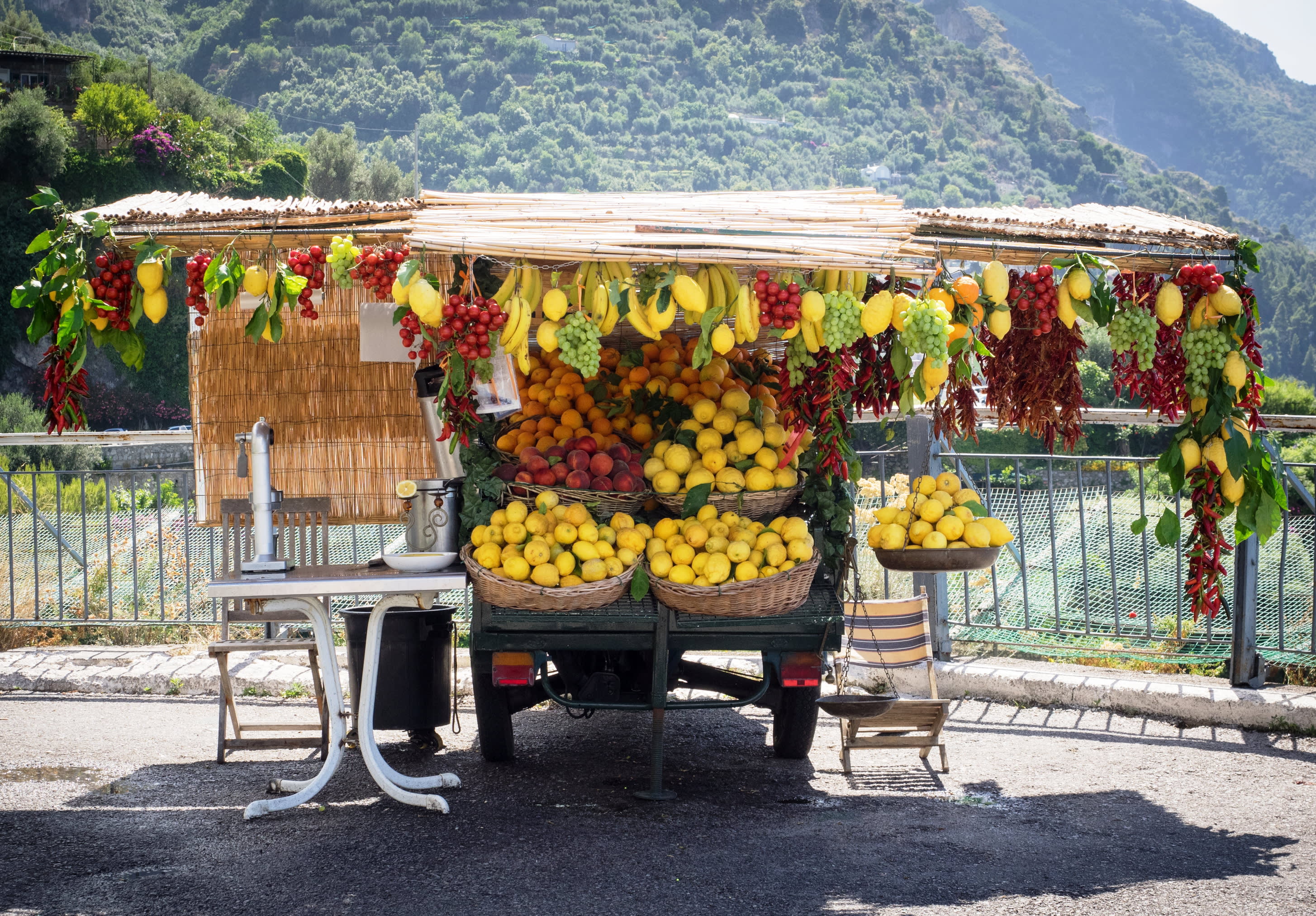 Lemon seller on the Amalfi Coast