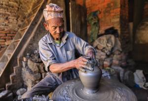 Nepalese potter