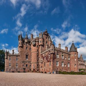 Glamis Castle in Angus, Scotland