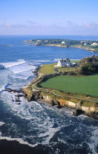 Rhode Island Coast with Newport Mansions