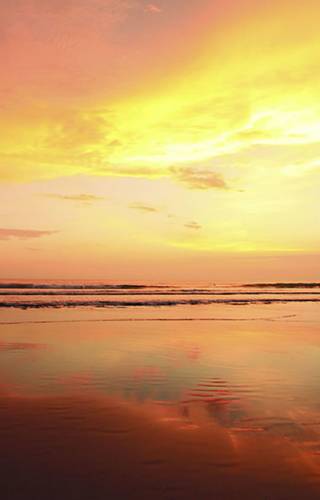 Sunset at Legian Beach