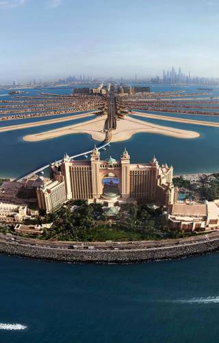 Aerial view of The Palm