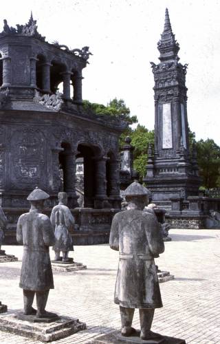 Khai Ding Tomb Mandarin Statues