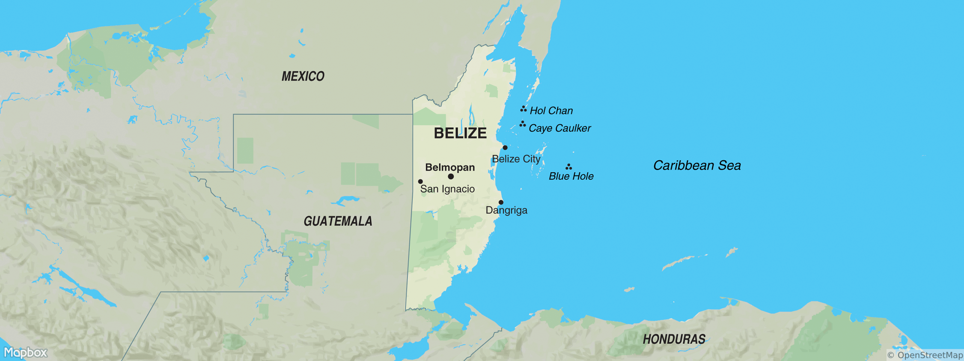 Belize map