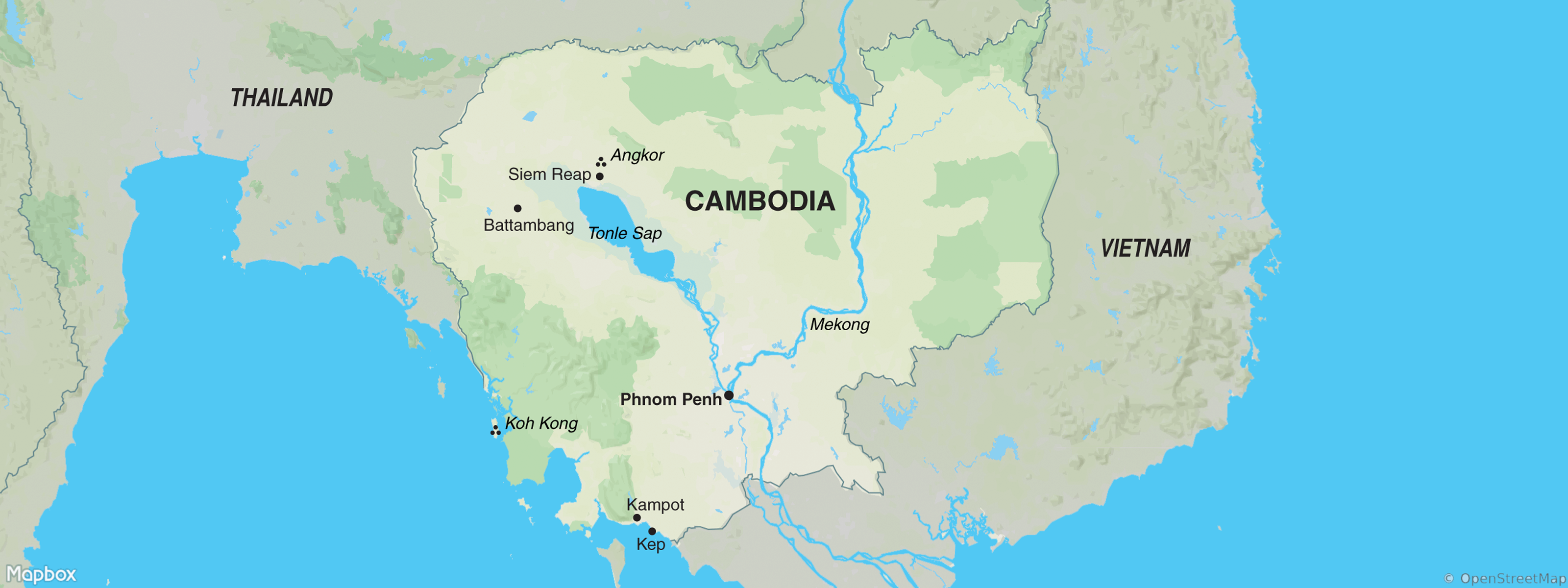 Cambodia map