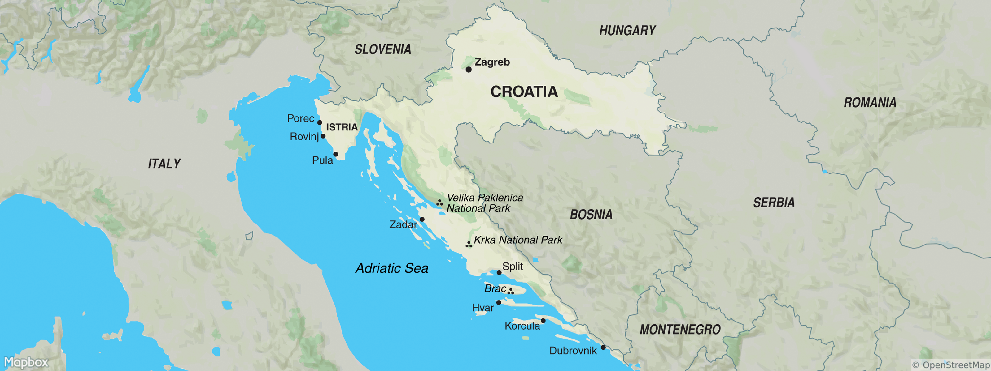 Croatia Map