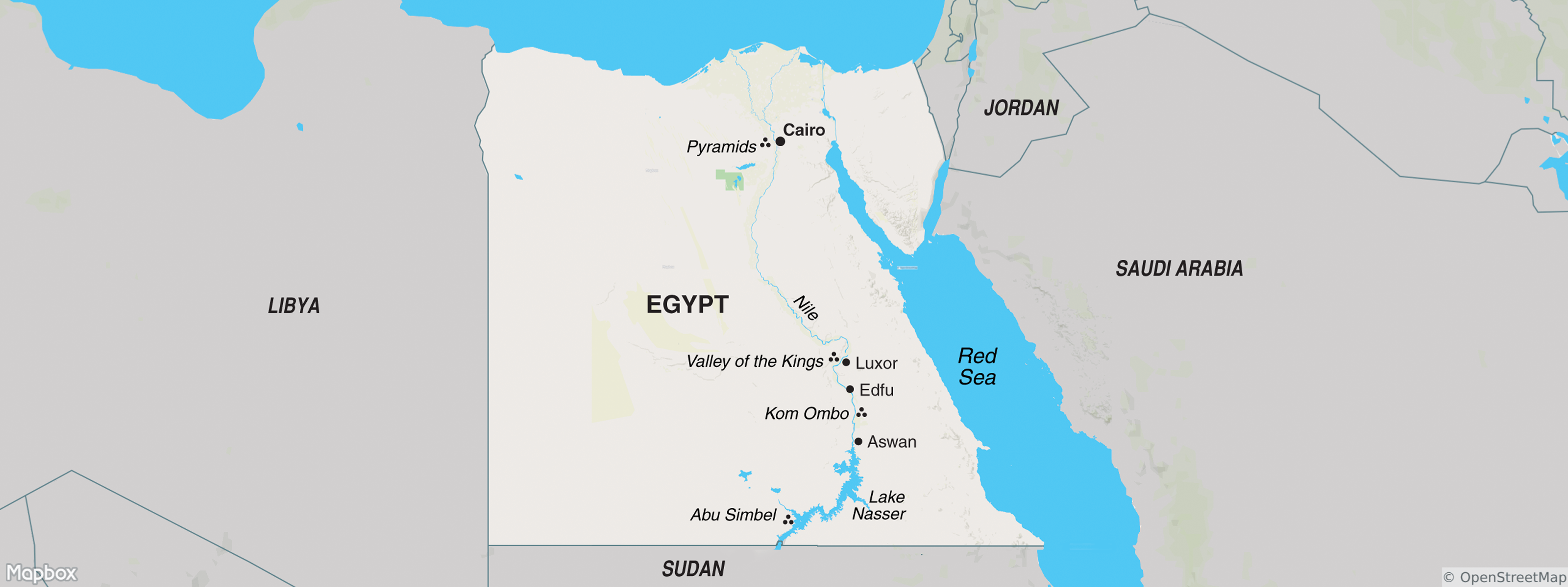 Egypt map